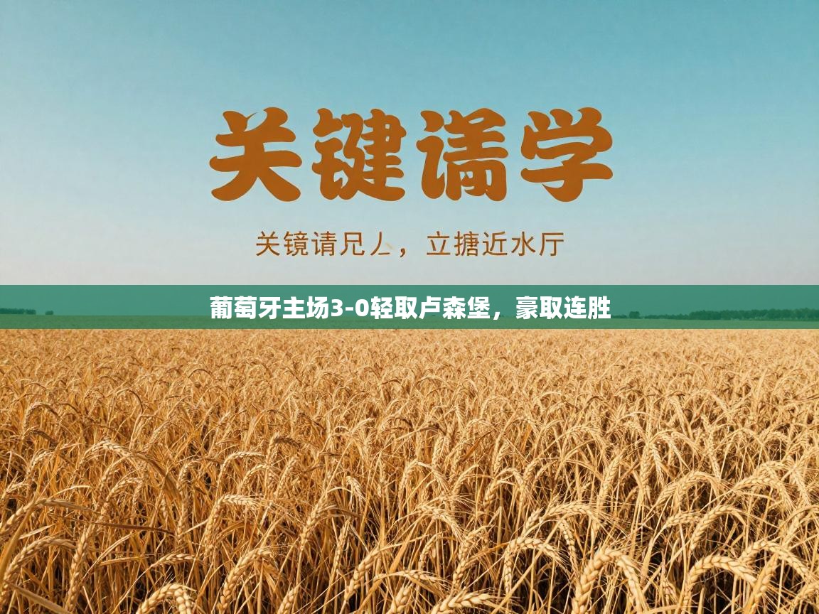 葡萄牙主场3-0轻取卢森堡，豪取连胜  第1张