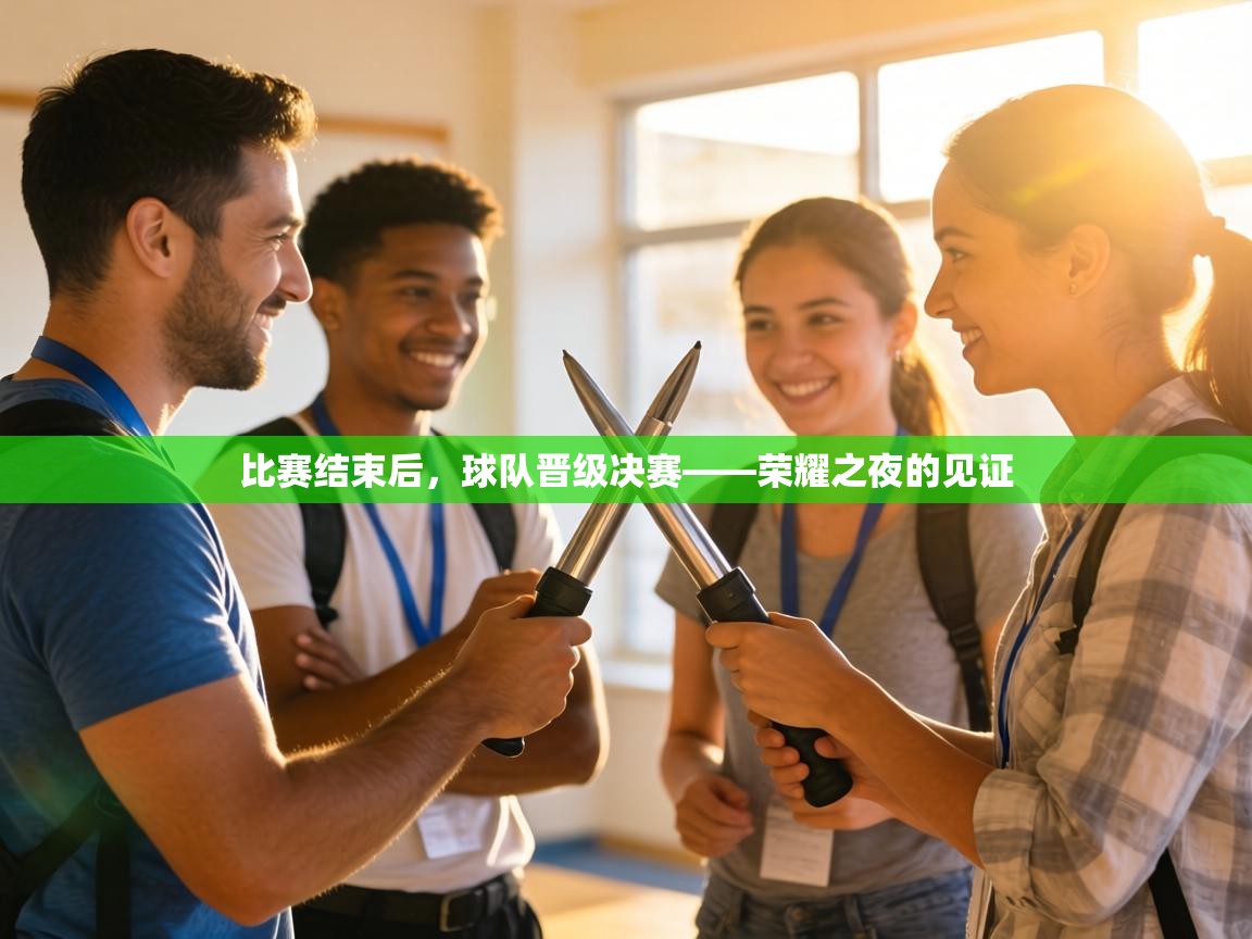 比赛结束后，球队晋级决赛——荣耀之夜的见证